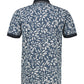 LERROS POLO BLAUW PRINT