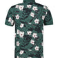 LERROS POLO GROEN PRINT
