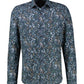 LERROS OVERHEMD BLAUW PRINT