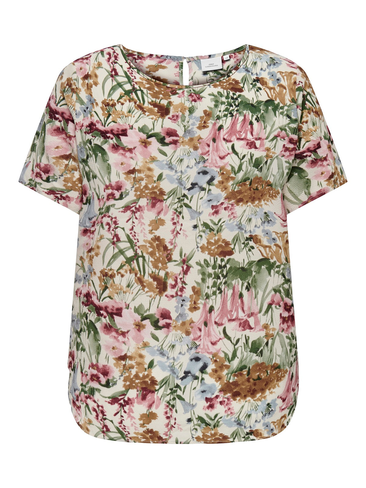 Only Carmakoma  CARVICA LIFE SS TOP WVN NOOS CLOUD DANCER