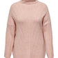 Only Carmakoma  CARJEANETT LIFE L/S RIB ROLLNECK KNT