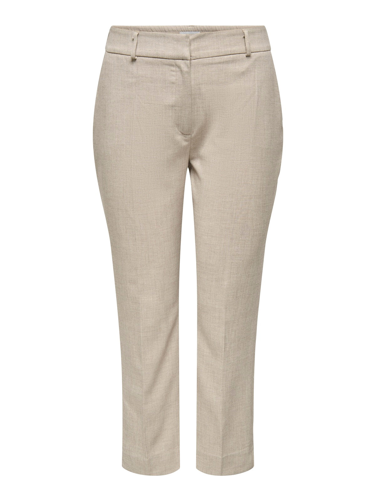 ONLY CARMAKOMA  CARVERONICA-ELLY LIFE HW PANT TLR WHITE PEPPER