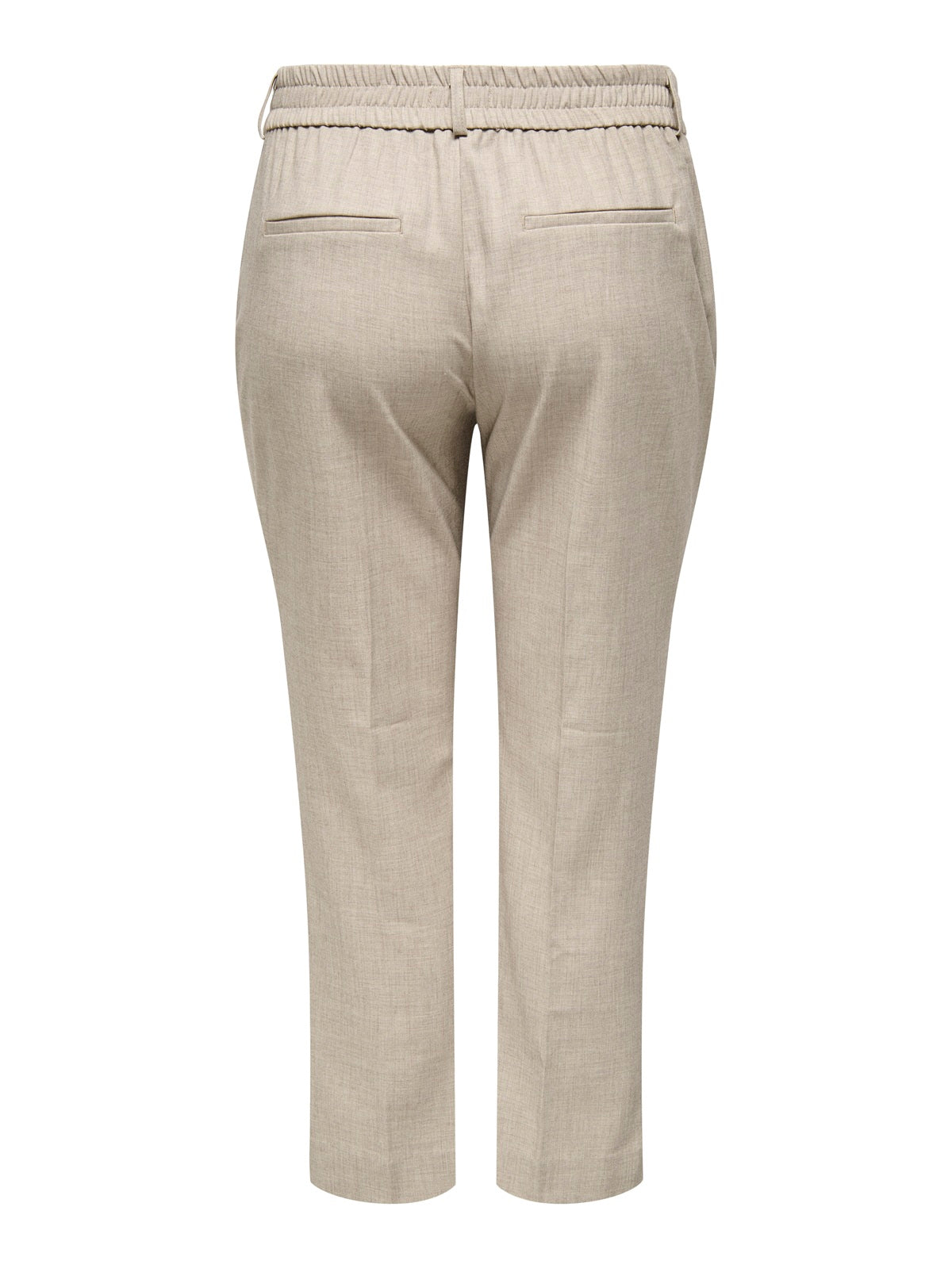 ONLY CARMAKOMA  CARVERONICA-ELLY LIFE HW PANT TLR WHITE PEPPER