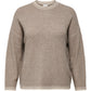 ONLY CARMAKOMA  CARSILMA LS STITCH MOCK NECK KNT