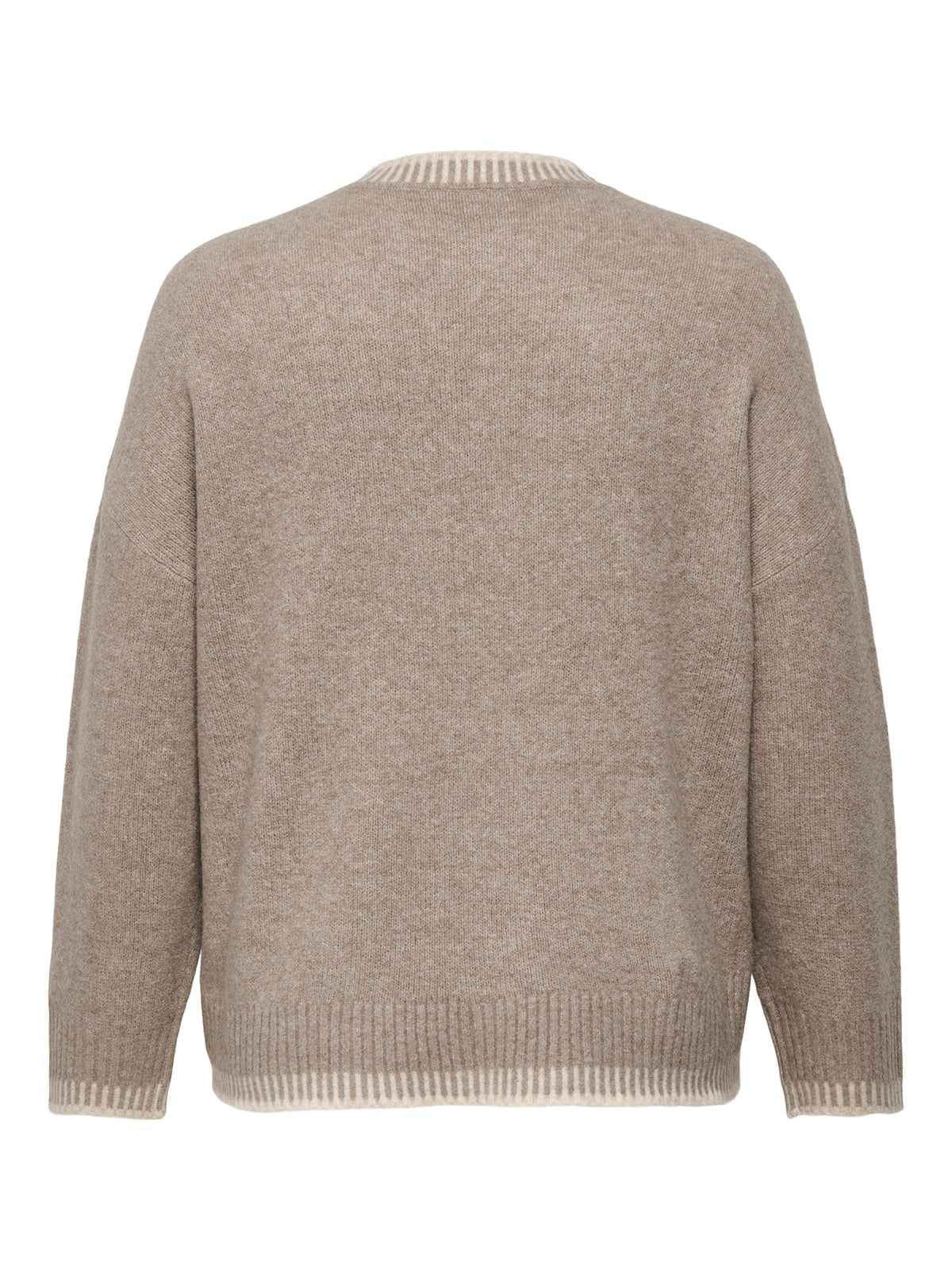 ONLY CARMAKOMA  CARSILMA LS STITCH MOCK NECK KNT