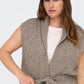 ONLY CARMAKOMA  CARKATIA SL RIB WRAP VEST KNT
