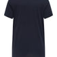 ONLY CARMAKOMA  CARKALLIE LIFE SS V-NECK A-SHAPE TEE BLAUW