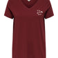 ONLY CARMAKOMA  CARKALLIE LIFE SS V-NECK A-SHAPE TEE WIJNROOD