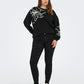 Only Carmakoma CARODESSA L/S O-NECK SWT JRS Black