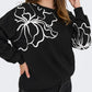 Only Carmakoma CARODESSA L/S O-NECK SWT JRS Black