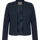 ONLY CARMAKOMA  CARGOLDTRASH-MADDY LIFE L/S BLAZER TLR BLAUW