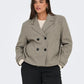 Only Carmakoma CARFREJA LIFE SHORT DB JACKET OTW NOOS  Mocha Meringue