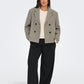 Only Carmakoma CARFREJA LIFE SHORT DB JACKET OTW NOOS  Mocha Meringue