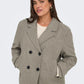 Only Carmakoma CARFREJA LIFE SHORT DB JACKET OTW NOOS  Mocha Meringue