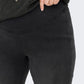 Only Carmakoma  CARROYAL MID WAIST FLARED LEGGING NOOS zwart