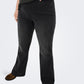 Only Carmakoma  CARROYAL MID WAIST FLARED LEGGING NOOS zwart