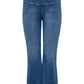 Only Carmakoma  CARROYAL MID WAIST FLARED LEGGING NOOS md Blue