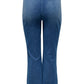 Only Carmakoma  CARROYAL MID WAIST FLARED LEGGING NOOS md Blue