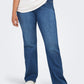 Only Carmakoma  CARROYAL MID WAIST FLARED LEGGING NOOS md Blue