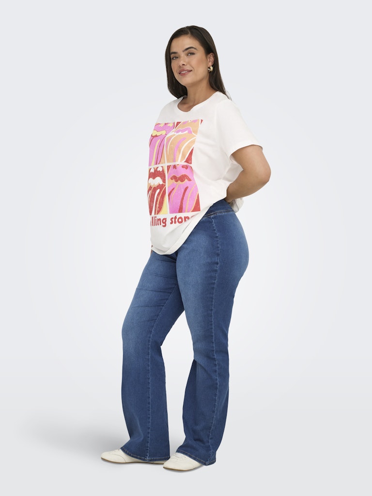 Only Carmakoma  CARROYAL MID WAIST FLARED LEGGING NOOS md Blue