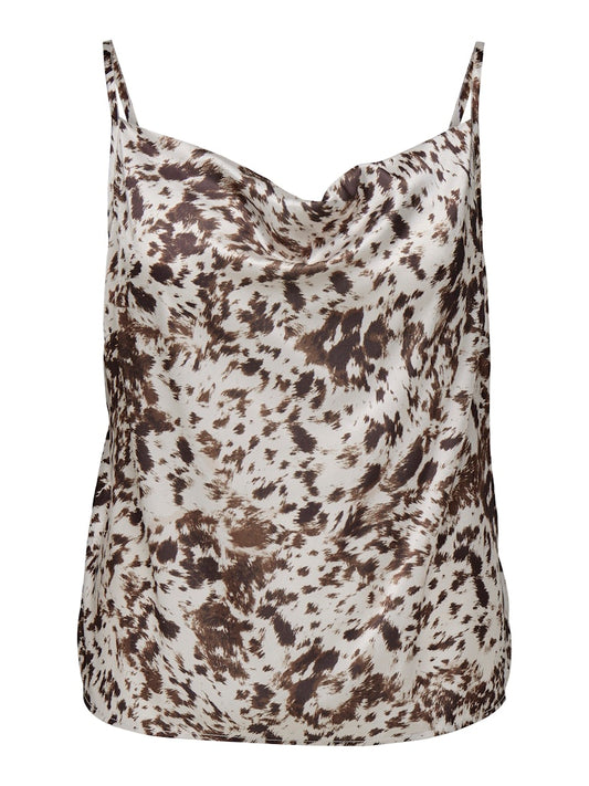 Only Carmakoma  CARDOMINA SATIN SINGLET TOP WVN Moonbeam
