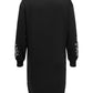 ONLY CARMAKOMA  CARJENNA LS O-NECK SWEAT DRESS SWT ZWART