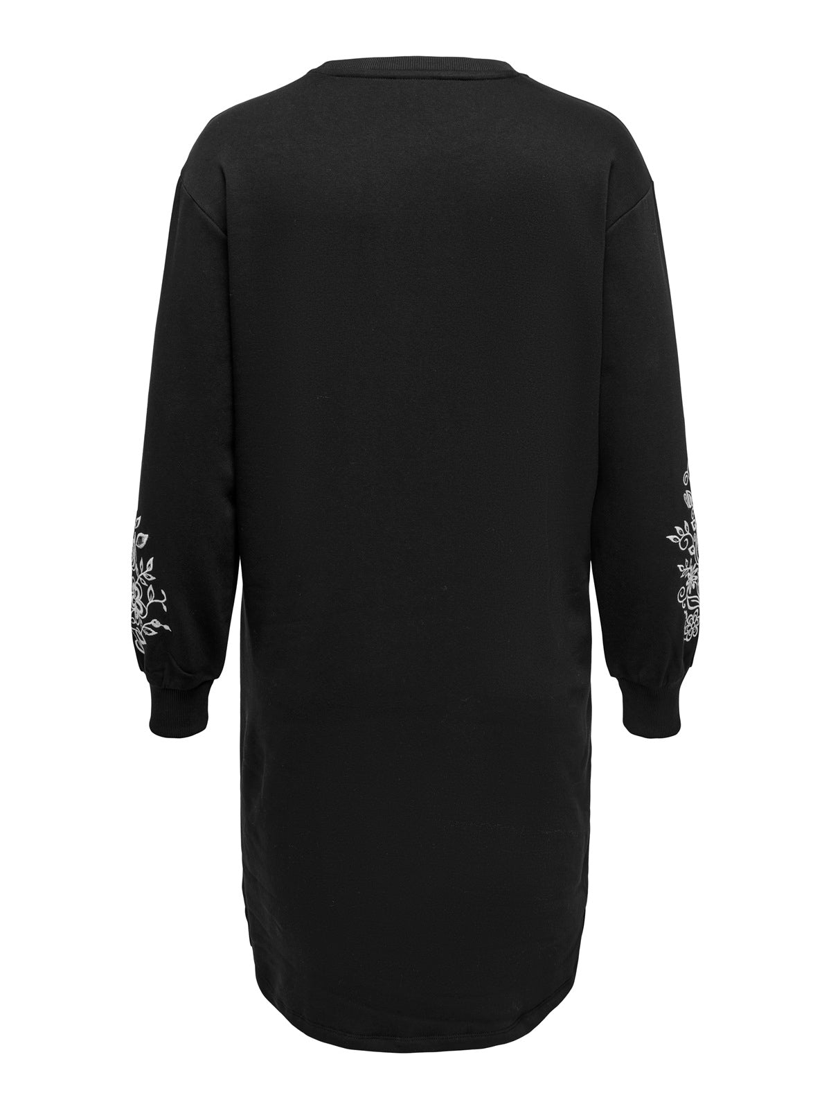 ONLY CARMAKOMA  CARJENNA LS O-NECK SWEAT DRESS SWT ZWART