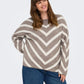 ONLY CARMAKOMA CARELIZA L/S PULLOVER KNT NOOS