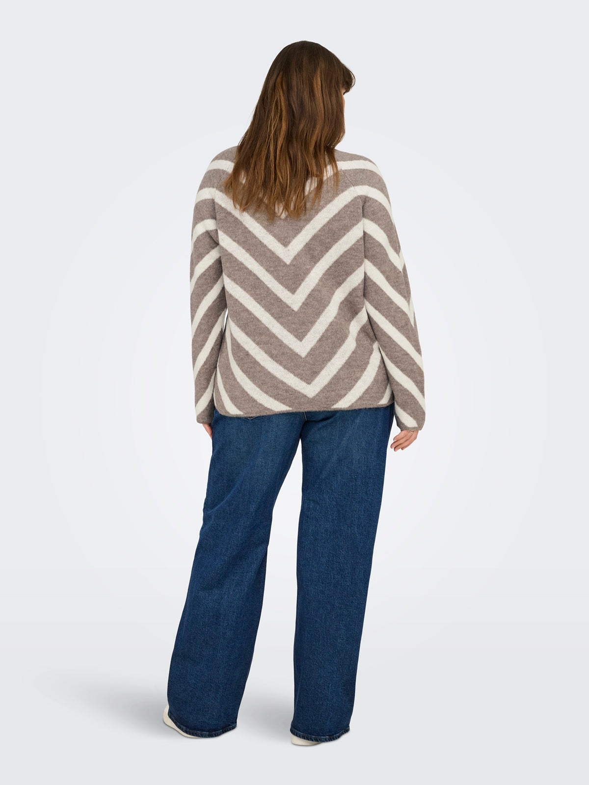 ONLY CARMAKOMA CARELIZA L/S PULLOVER KNT NOOS
