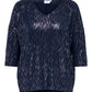 ONLY CARMAKOMA CARFOILA 3/4 V-NECK TOP JRS
