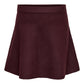 ONLY CARMAKOMA  CARAMA LIFE SKATER SKIRT KNT BORDEAUX ROOD
