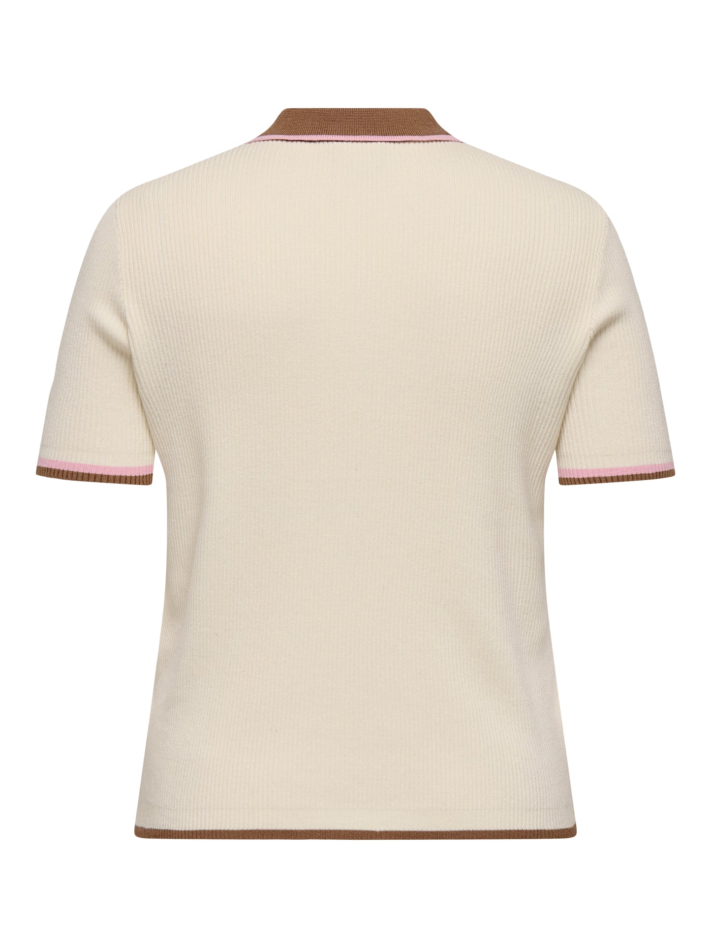 ONLY CARMAKOMA  CARMEDDI LIFE SS CONTRAST POLO KNT