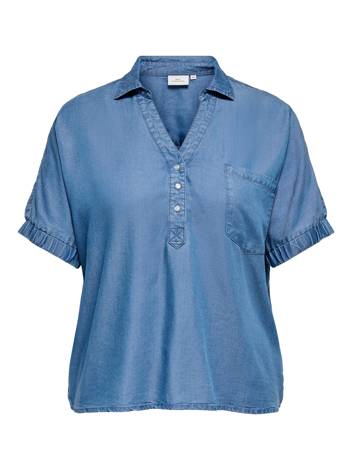 ONLY CARMAKOMA  CARCHARIS LIFE CAP SLEEVE SHIRT PNT