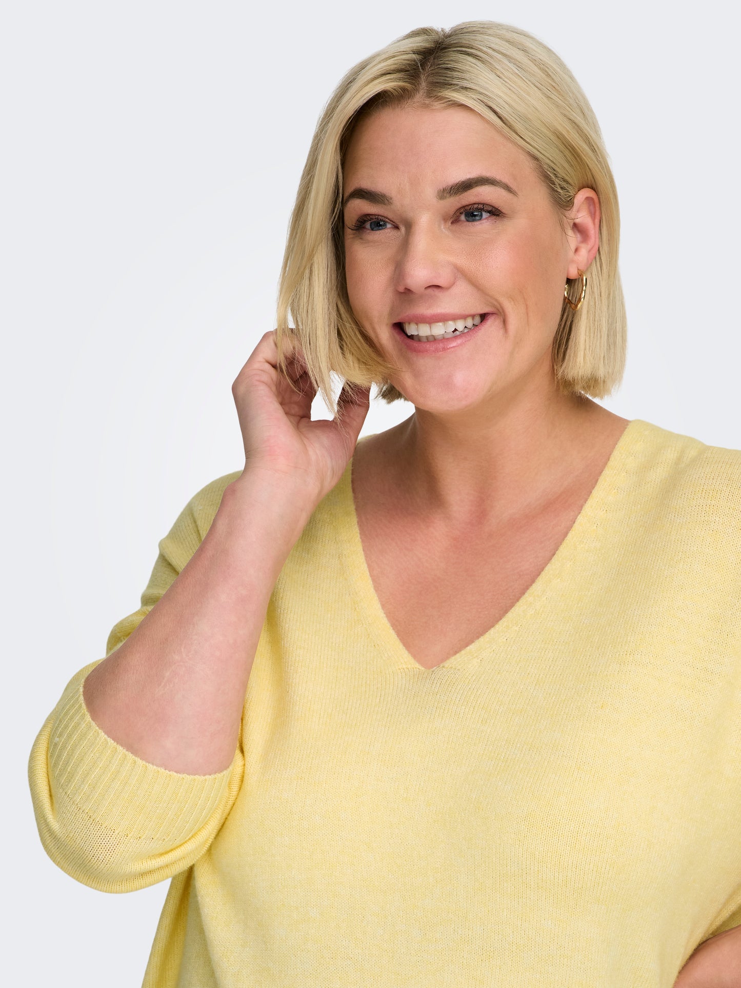 ONLY CARMAKOMA  CARMARGARETA LS PULLOVER KNT NOOS