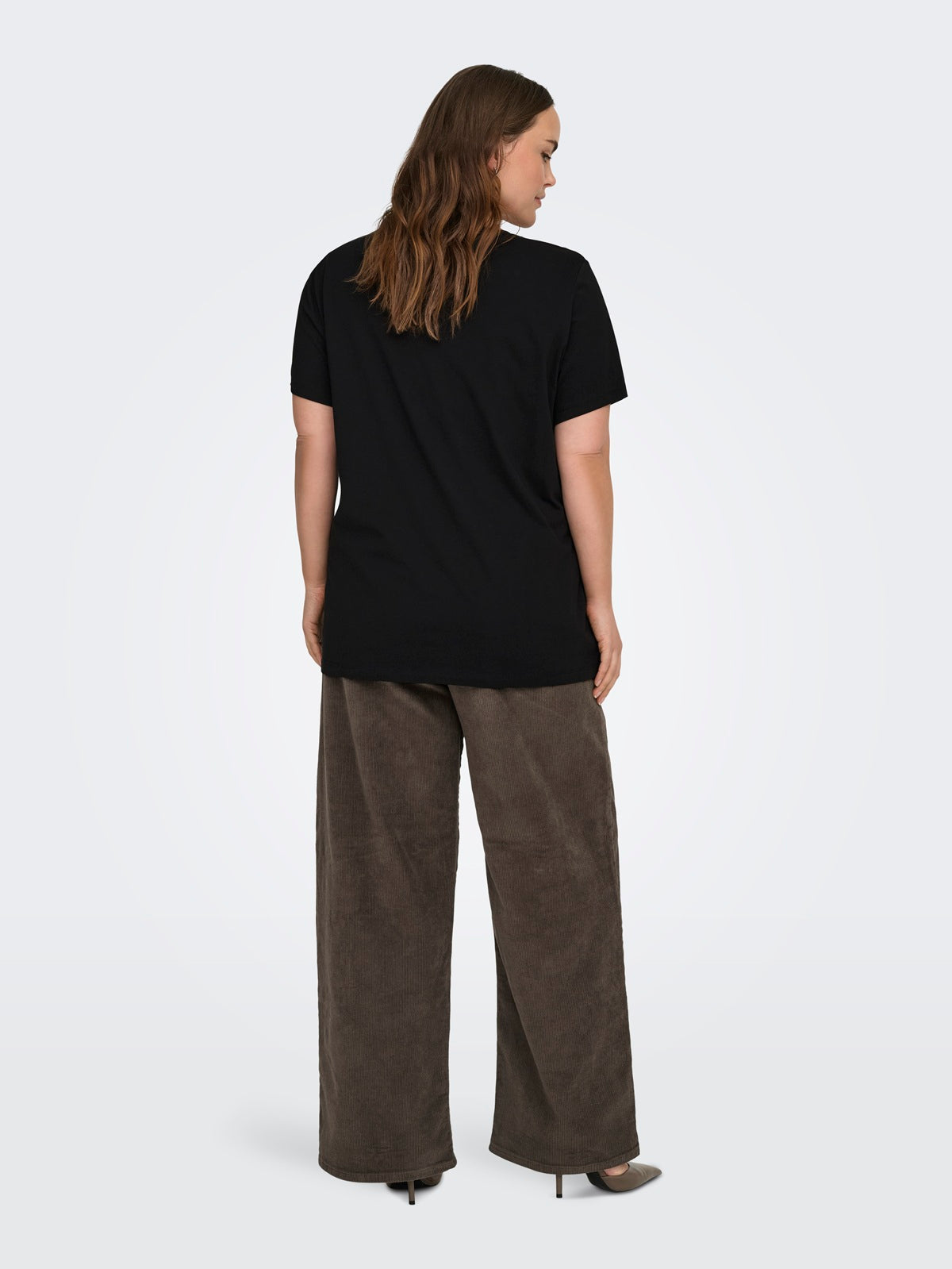 ONLY CARMAKOMA  CARCRUZ SS O-NECK REG TEE JRS