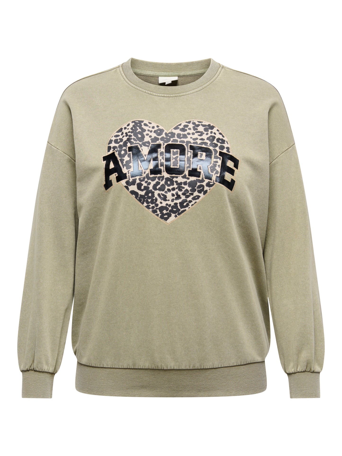 ONLY CARMAKOMA  CARLAUREN L/S O-NECK SWT JRS
