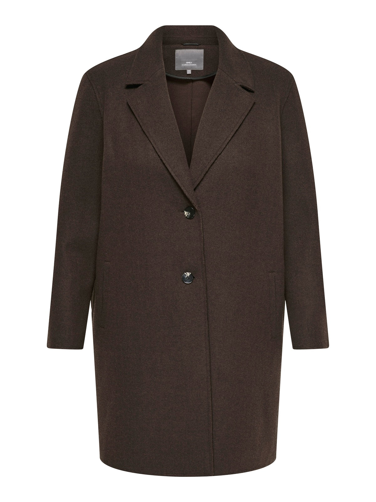 ONLY CARMAKOMA  CARCARRIE BONDED REV COAT OTW NOOS BRUIN