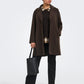 ONLY CARMAKOMA  CARCARRIE BONDED REV COAT OTW NOOS BRUIN