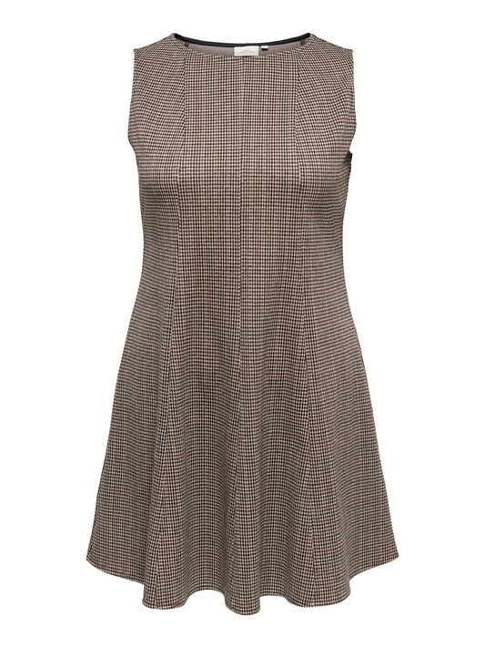 ONLY CARMAKOMA  CARAZURA S/L MINI WAIST DRESS JRS