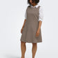 ONLY CARMAKOMA  CARAZURA S/L MINI WAIST DRESS JRS