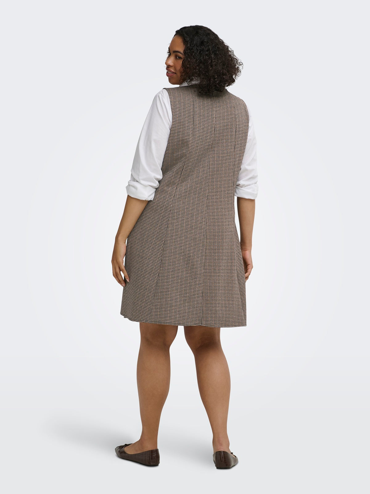 ONLY CARMAKOMA  CARAZURA S/L MINI WAIST DRESS JRS