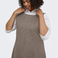 ONLY CARMAKOMA  CARAZURA S/L MINI WAIST DRESS JRS