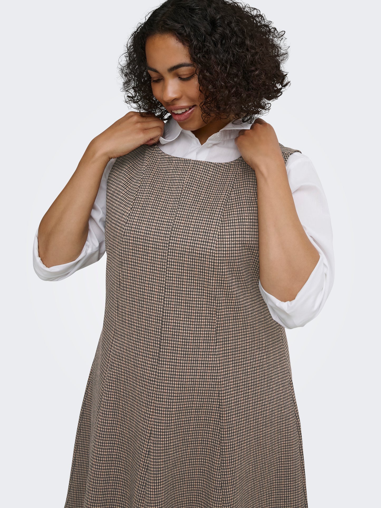 ONLY CARMAKOMA  CARAZURA S/L MINI WAIST DRESS JRS