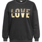 ONLY CARMAKOMA  CARTAMMIE L/S LEO PRINT O-NECK SWT JRS