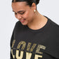 ONLY CARMAKOMA  CARTAMMIE L/S LEO PRINT O-NECK SWT JRS