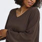 ONLY CARMAKOMA CARVICA LIFE L/S BRUIN