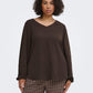 ONLY CARMAKOMA CARVICA LIFE L/S BRUIN