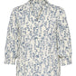 CARRAYA 3/4 SHIRT WVN NOOS JET STREAM/AMY FLOWER