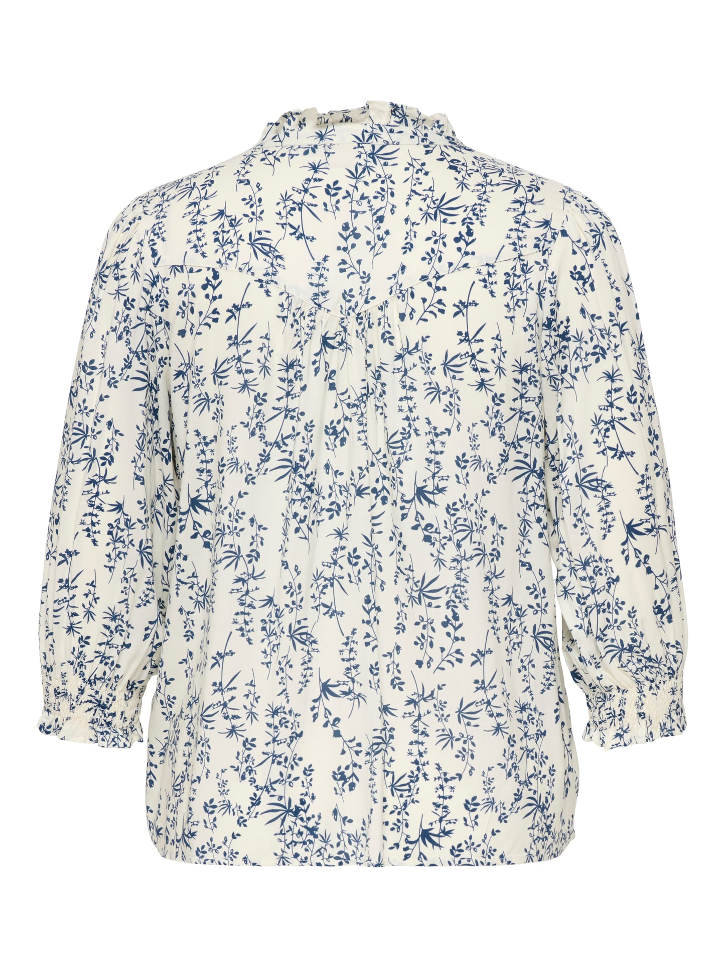 CARRAYA 3/4 SHIRT WVN NOOS JET STREAM/AMY FLOWER