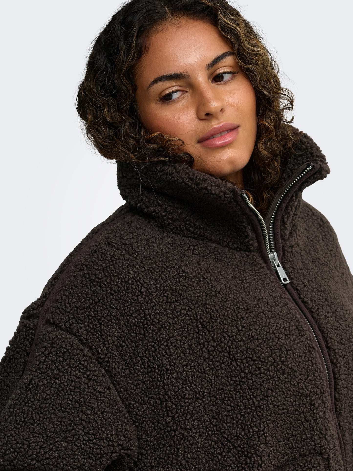 ONLY CARMAKOMA   CARASPEN TEDDY JACKET OTW NOOS